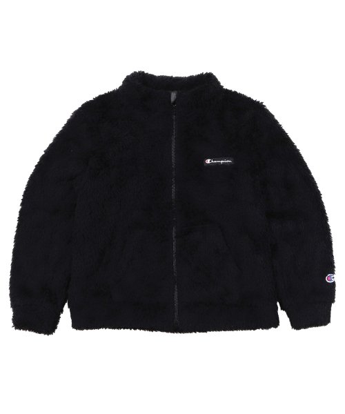 CHAMPION(チャンピオン)/ チャンピオン Champion ジャケット フリースジャケット ジップアップ アウター 男の子 女の子 ボア ZIP JACKET ブラック ネイビー バーガ/ブラック