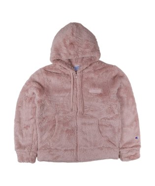 CHAMPION/ チャンピオン Champion ジャケット フリースジャケット ジップアップ アウター フーデッド レディース ZIP FOODED JACKET ブラック /505847747