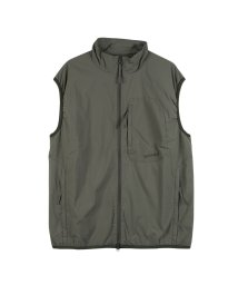 GRAMICCI(グラミチ)/ GRAMICCI グラミチ ベスト アウター ソフトシェル EQT パディング メンズ 薄い ナイロン SOFTSHELL EQT VEST ブラック グレー/グレー