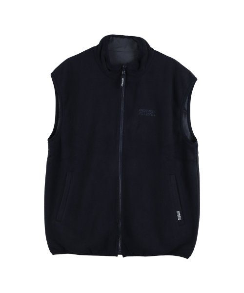 GRAMICCI(グラミチ)/ GRAMICCI グラミチ ベスト フリース アウター メンズ レディース リバーシブル REV FLEECE VEST ベージュ ダーク ネイビー カモ 迷/ネイビー