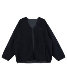 GRAMICCI(グラミチ)/ GRAMICCI グラミチ カーディガン フリース アウター メンズ レディース リバーシブル 薄手 REVERSIBLE FLEECE CARDIGAN ベ/ネイビー