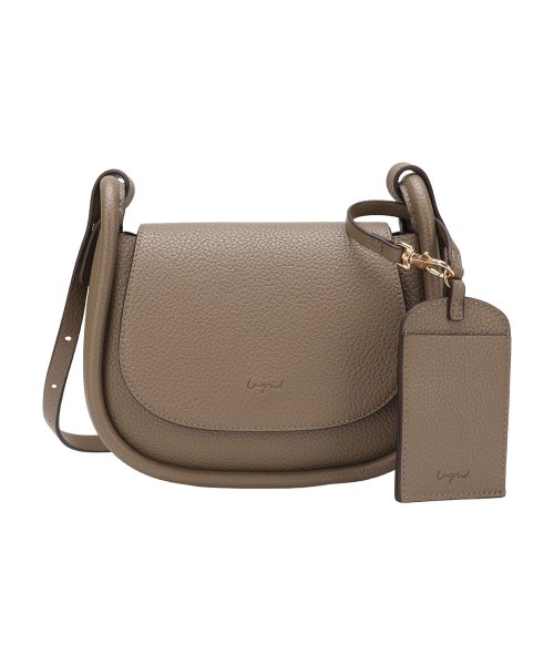 Ungrid(アングリッド)/ アングリッド Ungrid ショルダーバッグ ミニ レディース 軽量 斜めがけ カードケース付き MINI SHOULDER BAG 52980B/グレージュ