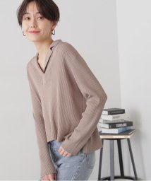 N Natural Beauty Basic(エヌナチュラルビューティベーシック)/カイキンリブニット 24SS/モカグレー