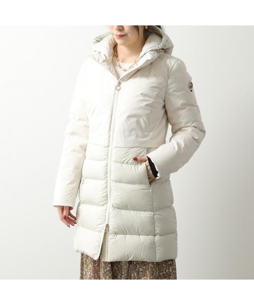 CAPE HORN ダウンコート VICTORIA フード付き 異素材切替 CAPE HORN ダウンコート VICTORIA フード付き