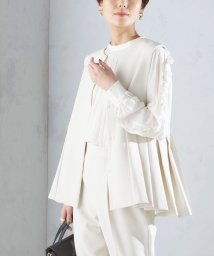 SHIPS WOMEN/〈セレモニー対応可〉ダブルクロス ジレ  24SS（セットアップ対応）◇/505850168