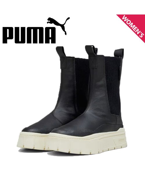 PUMA(PUMA)/ PUMA プーマ サイドゴアブーツ スタック チェルシー ウィメンズ ウィンター レディース 厚底 STACK CHELSEA WNS WINTER BOOT/その他