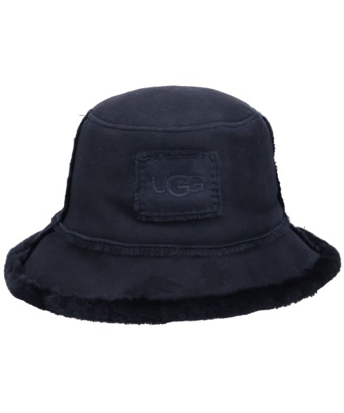 UGG(UGG)/ UGG アグ バケットハット 帽子 シープスキン メンズ レディース SHEEPSKIN BUCKET HAT ブラック ブラウン 黒 22601/ブラック