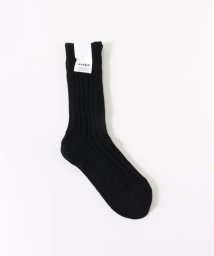 JOURNAL STANDARD relume Men's(ジャーナルスタンダード　レリューム　メンズ)/【DECKA/デカ】 Cased Heaveyweight Plain Socks/ブラック