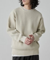 coen(coen)/アンサンブルポリニットプルオーバー（ニット＋Tシャツセット）/OFFWHITE