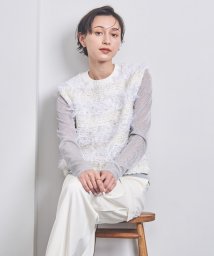 UNITED ARROWS(ユナイテッドアローズ)/ミックスヤーン ニットベスト/OFFWHITE