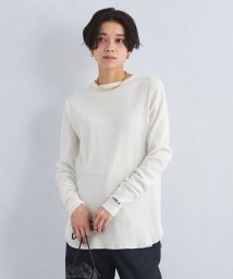 green label relaxing(グリーンレーベルリラクシング)/＜Tanacana＞テレコ ロング Tシャツ/WHITE