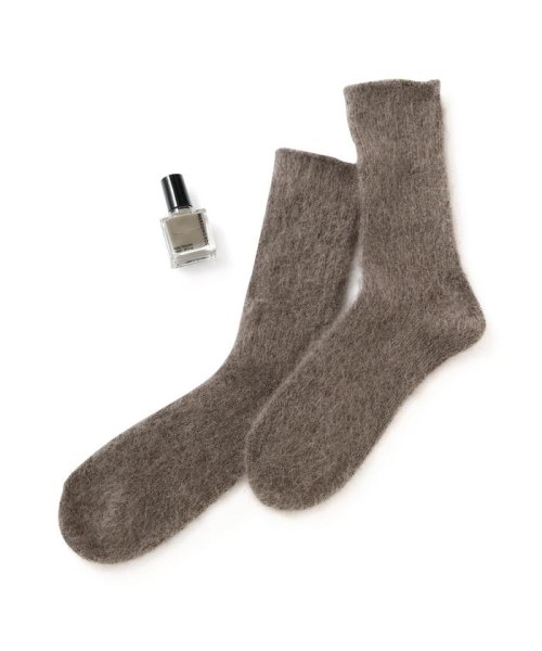 B'2nd(ビーセカンド)/MARCOMONDE（マルコモンド）mohair socks and nail Box Set/ブラウン