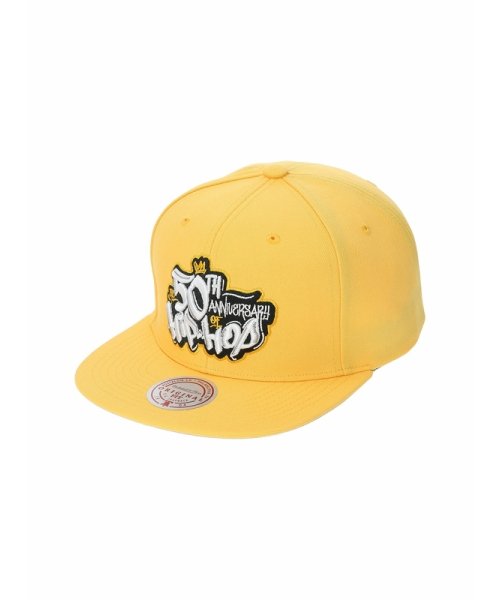 Mitchell & Ness(ミッチェルアンドネス)/50th ヒップホップレジェンズ アニバーサリー スナップバック BRANDED 50TH ANNIVERSARY SNAPBACK COLLAB/YELLOW