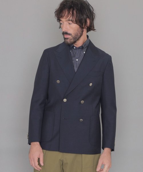 MACKINTOSH LONDON(MACKINTOSH LONDON（メンズ）)/【DORMEUIL/ドーメル】【SUPER LITE TONIK】ダブルブレステッドブレザー/ネイビー