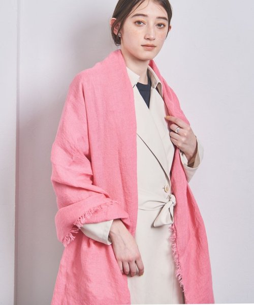 【一部別注】＜ASAUCE MELER＞リネン ガーゼ ストール 