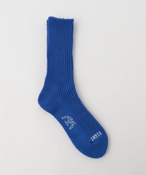 green label relaxing(グリーンレーベルリラクシング)/【別注】＜ROSTER SOX＞リブ カラーソックス / 靴下/ROYAL