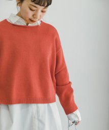 ITEMS URBANRESEARCH(アイテムズ アーバンリサーチ（レディース）)/『静電気防止』『洗濯可』ボートネックニットプルオーバー/ORG