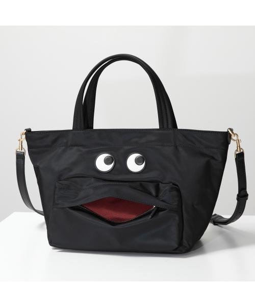 ANYA HINDMARCH(アニヤハインドマーチ)/ANYA HINDMARCH 141697 E/W TOTE MINI EYES ショルダーバッグ/ブラック