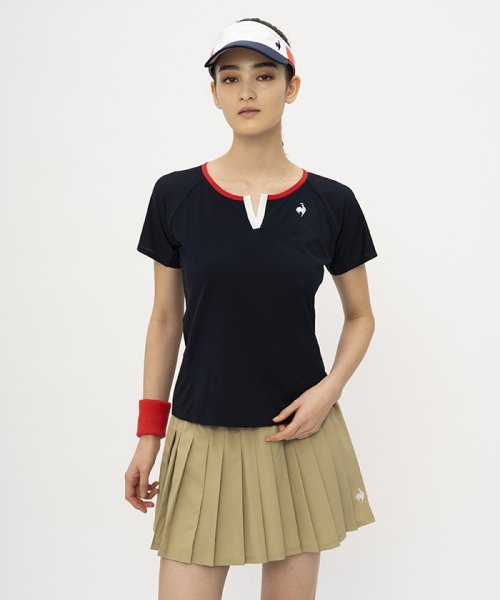 le coq sportif (ルコックスポルティフ)/【日比野選手着用】エールフォルム ゲームシャツ/ネイビー