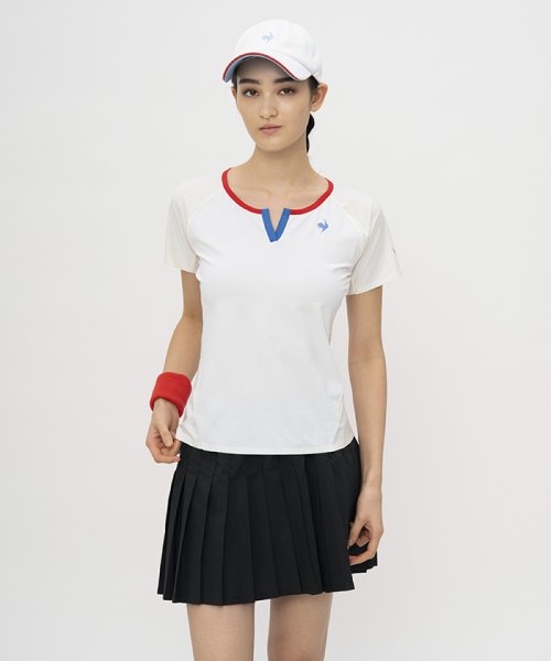 le coq sportif (ルコックスポルティフ)/【日比野選手着用】エールフォルム ゲームシャツ/ホワイト