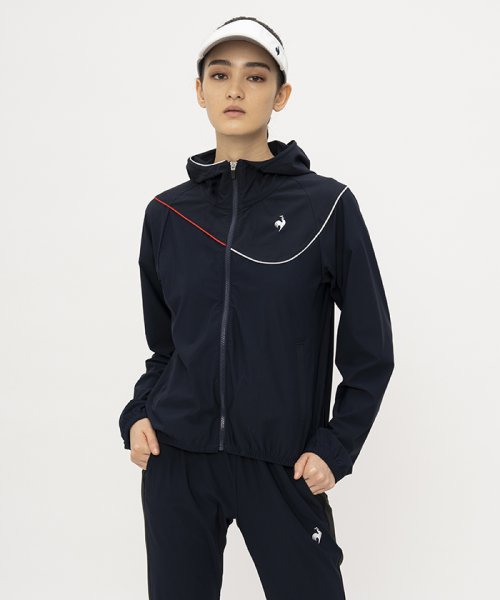 le coq sportif (ルコックスポルティフ)/【接触冷感】エールフォルム UVジャケット/ネイビー