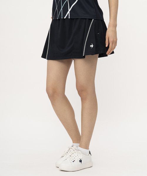 le coq sportif (ルコックスポルティフ)/インナー付きゲームスコート(UPF50+)/ネイビー