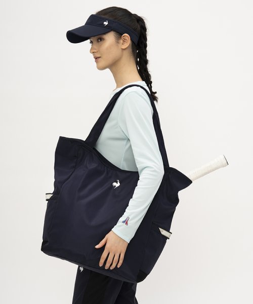 le coq sportif (ルコックスポルティフ)/ラケットトートバッグ/ネイビー