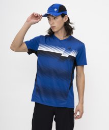 le coq sportif (ルコックスポルティフ)/【クーリング】サンスクリーングラデーションゲームシャツ/ブルー