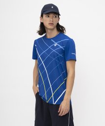 le coq sportif (ルコックスポルティフ)/【クーリング】サンスクリーングラフィックゲームシャツ/ブルー