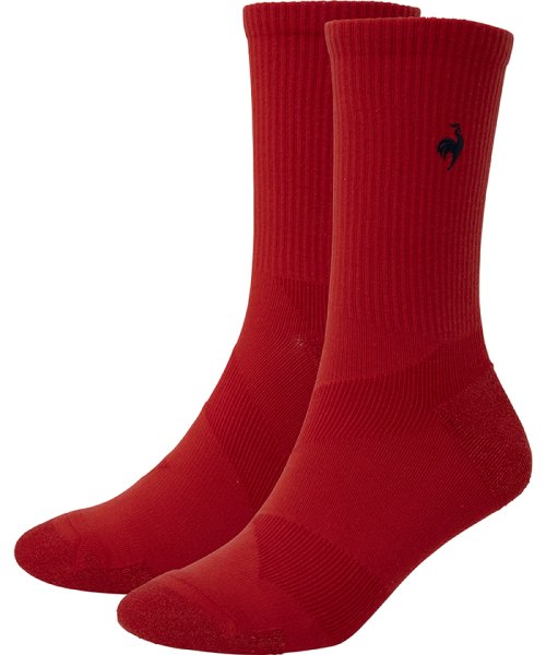 le coq sportif (ルコックスポルティフ)/MoveSox(ワンポイント／ミドル丈)/レッド