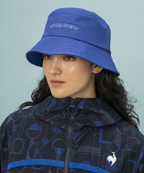 le coq sportif (ルコックスポルティフ)/【はっ水】ポケッタブルハット/ブルー