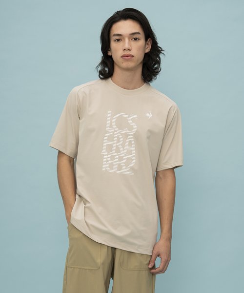 le coq sportif (ルコックスポルティフ)/【クーリング】 半袖Tシャツ（エールフォルム/ヘランカ）/ベージュ