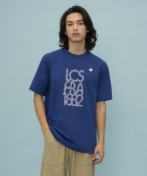 le coq sportif (ルコックスポルティフ)/【クーリング】 半袖Tシャツ（エールフォルム/ヘランカ）/ブルー