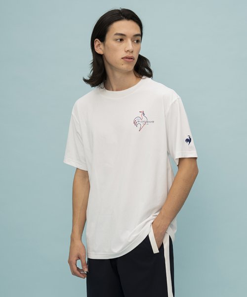 le coq sportif (ルコックスポルティフ)/【UV CUT】半袖Tシャツ/ホワイト