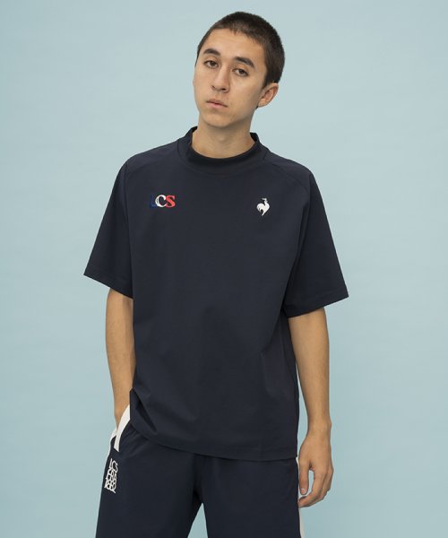 le coq sportif (ルコックスポルティフ)/【肌面ドライ】 半袖Tシャツ（LCS プリューム/エールフォルム）/ネイビー