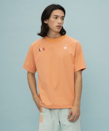 le coq sportif (ルコックスポルティフ)/【肌面ドライ】 半袖Tシャツ（LCS プリューム/エールフォルム）/オレンジ