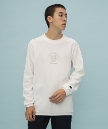 le coq sportif (ルコックスポルティフ)/【UV CUT】ワッフル 長袖Tシャツ（ヘランカ/エールフォルム）/ホワイト