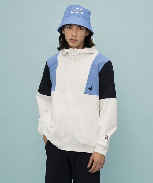 le coq sportif (ルコックスポルティフ)/フーデッドジャケット/ホワイト