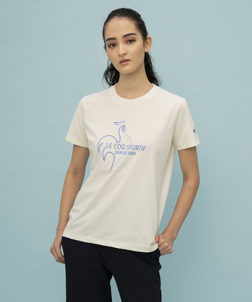 le coq sportif (ルコックスポルティフ)/【クーリング】ヘランカサンスクリーン 半袖Tシャツ(池田エライザ着用)/ホワイト