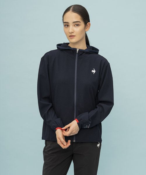 le coq sportif (ルコックスポルティフ)/【クーリング】ヘランカサンスクリーン UVシャツパーカー/ネイビー