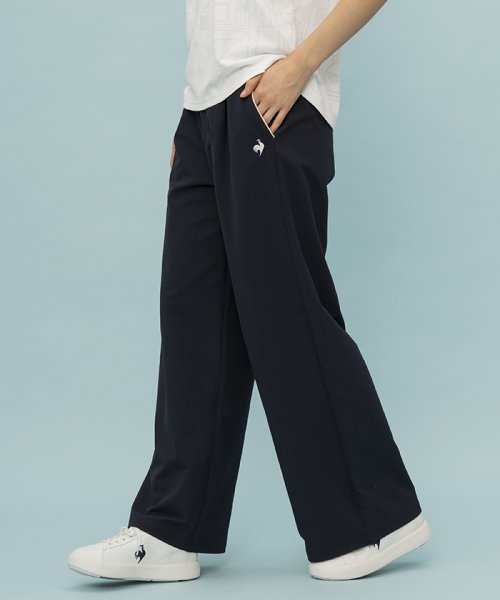 le coq sportif (ルコックスポルティフ)/【肌面ドライ】LCS プリュームクロス ストレートパンツ（前開き）/ネイビー