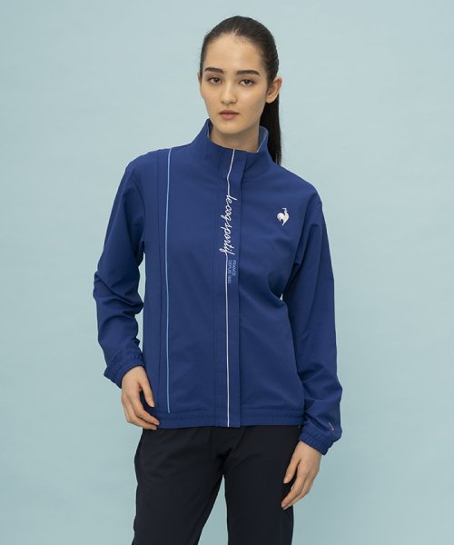 le coq sportif (ルコックスポルティフ)/【肌面ドライ】LCS プリュームクロス ジャケット(池田エライザ着用)/ブルー