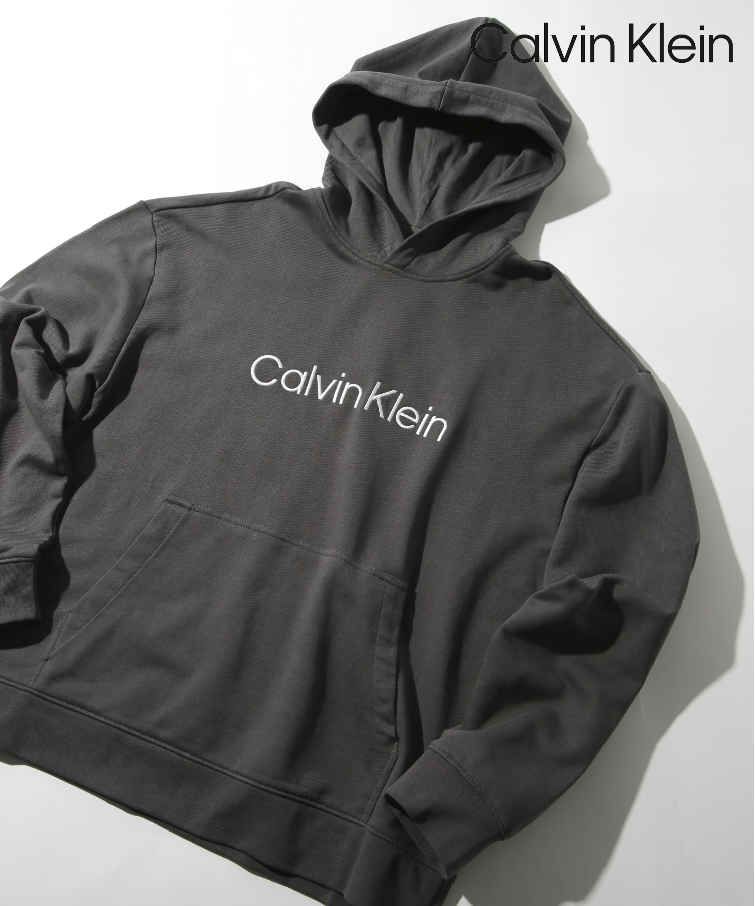 【Calvin Klein / カルバンクライン】cKロゴスウェットフーディパーカー 40HM231