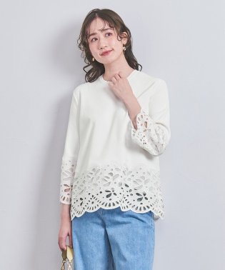 UNITED ARROWS/スカラップレース コンビネーション ニット/505843315