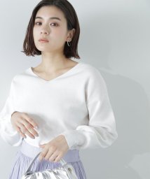 NATURAL BEAUTY BASIC/総針ベーシックVネックニット　24SS/505847358