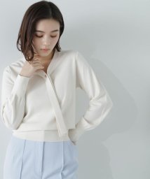 NATURAL BEAUTY BASIC(ナチュラルビューティーベーシック)/ハトメポイントボウタイニット　24SS/オフ1