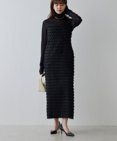 ジャガードキャミワンピース 