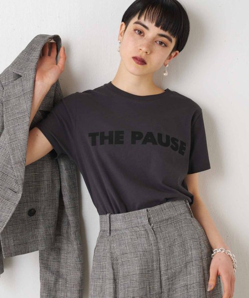 Whim Gazette(ウィムガゼット)/【THE PAUSE】THE PAUSE Tシャツ/チャコールグレー