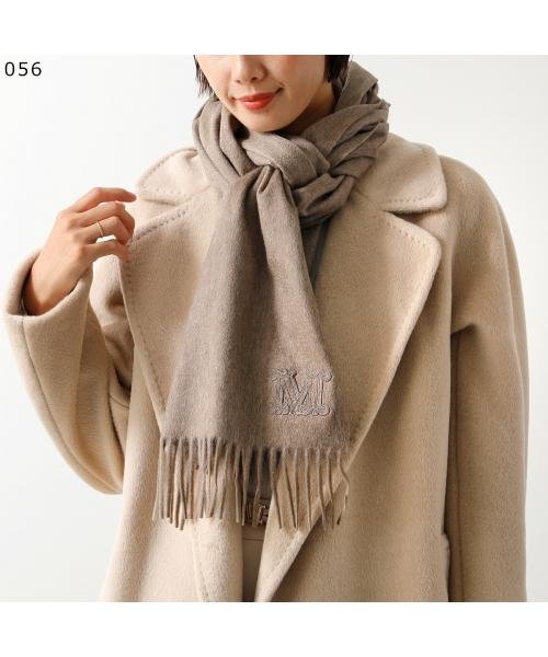 MAX MARA マフラー WSDALIA ピュア カシミヤ ストール MAX MARA マフラー WSDALIA ピュア カシミヤ ロゴ刺繍