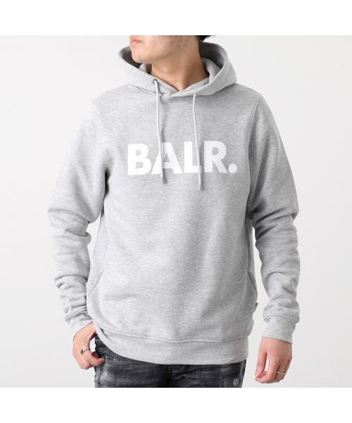 BALR(ボーラー)/BALR. Brand Hoodie スウェット パーカー/グレー系1